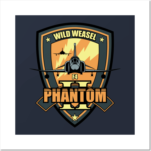 F-4 Phantom II Wild Weasel Wall Art by TCP